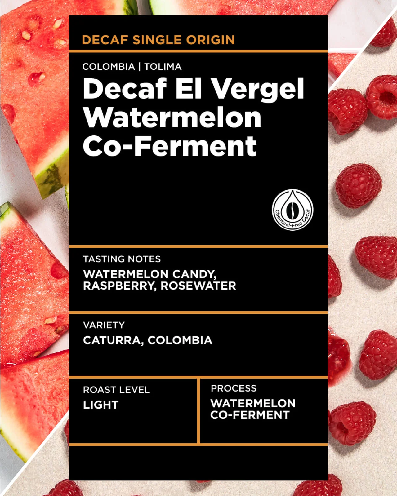 Decaf Colombia El Vergel Watermelon Co-Ferment - Image 3
