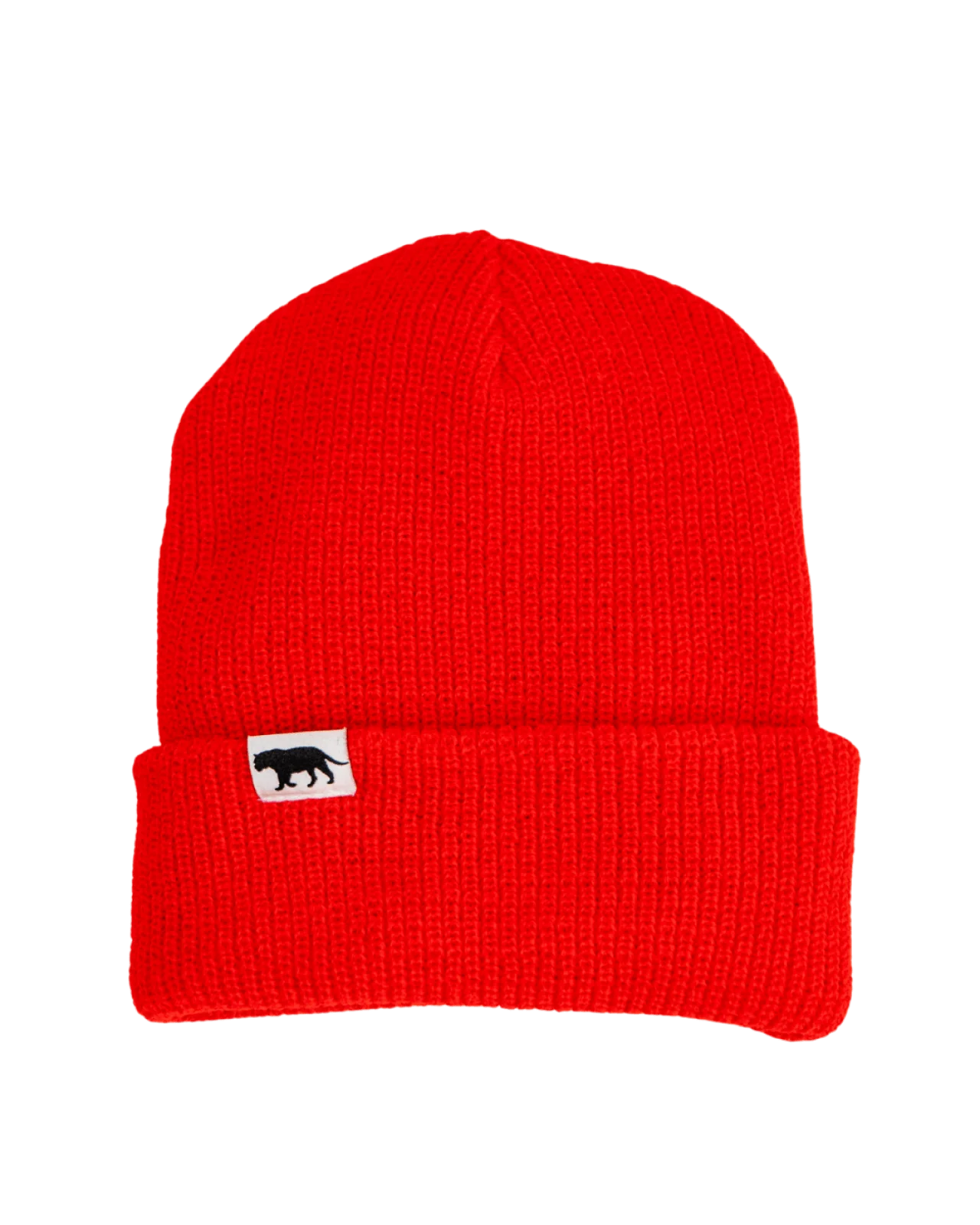 Equator Red Waffle Tiger Beanie