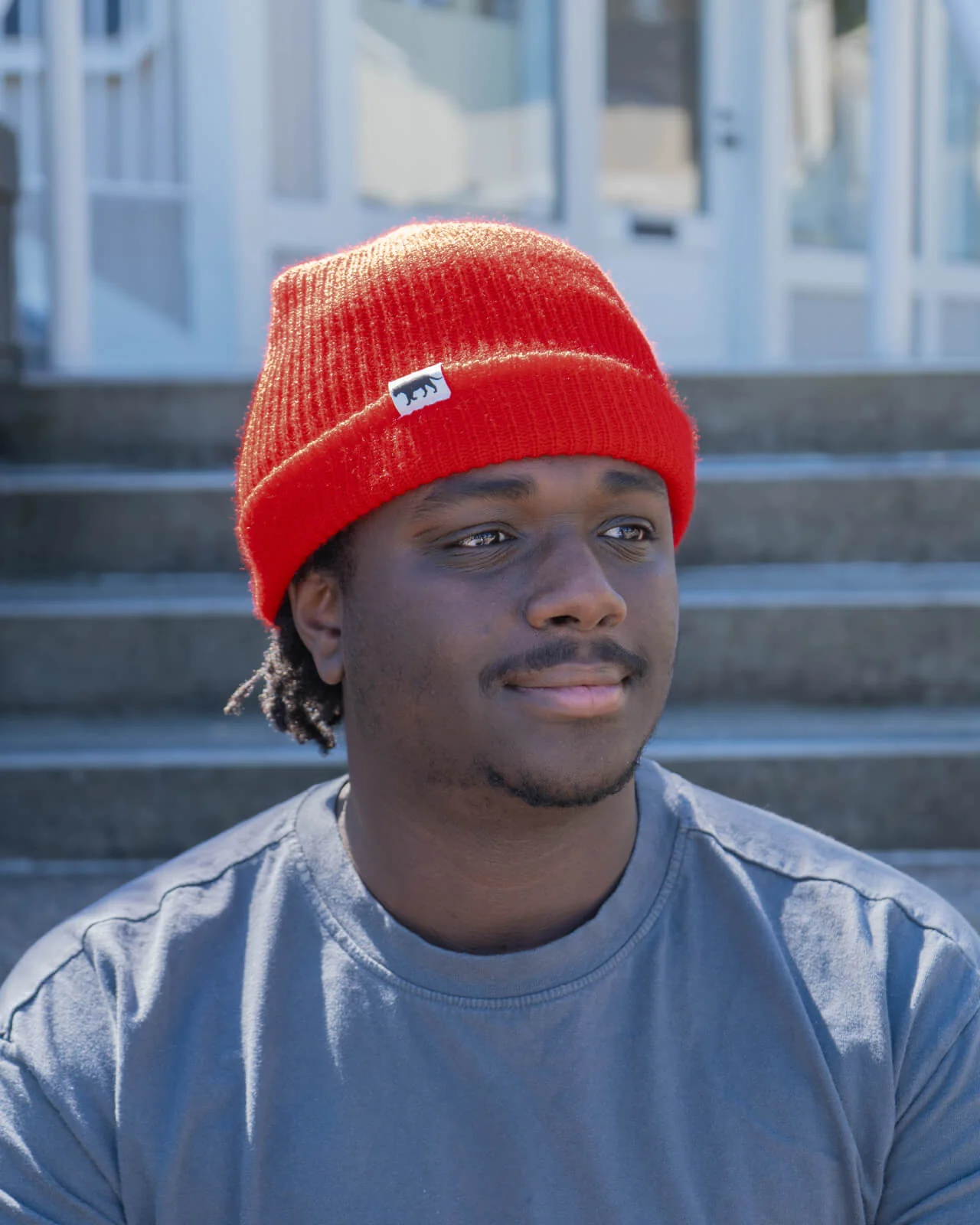 Equator Red Waffle Tiger Beanie - Image 3