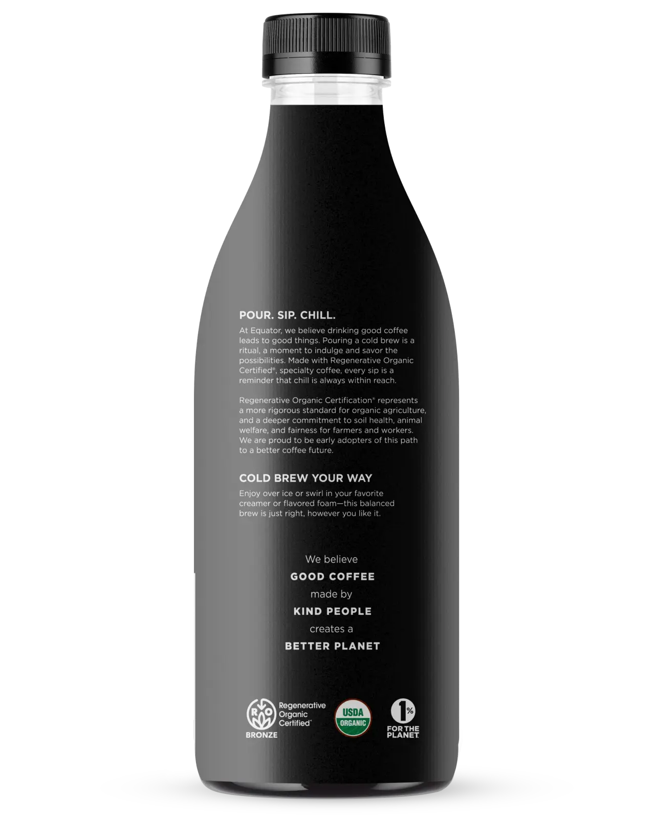 Smooth Black Organic Cold Brew - 42oz - Image 4