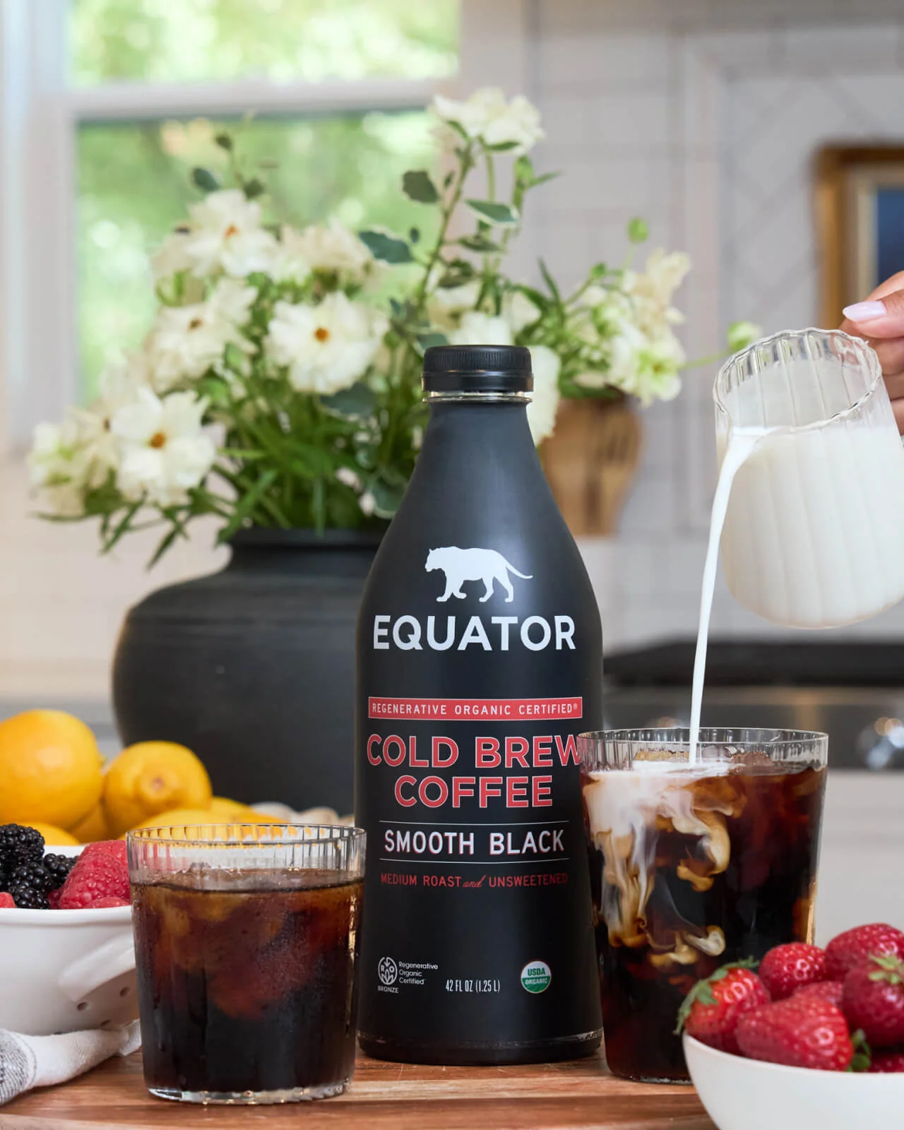 Smooth Black Organic Cold Brew - 42oz - Image 6