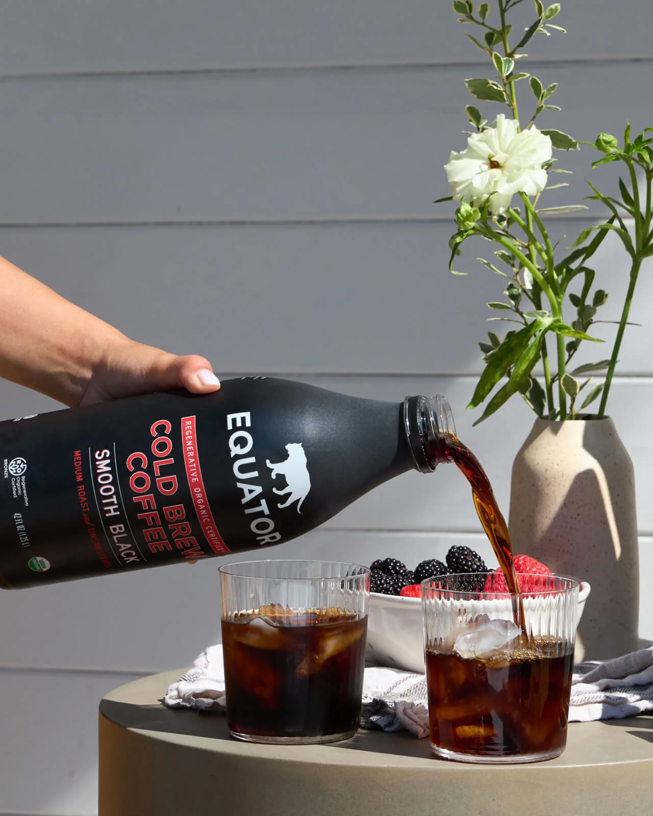 Smooth Black Organic Cold Brew - 42oz - Image 7