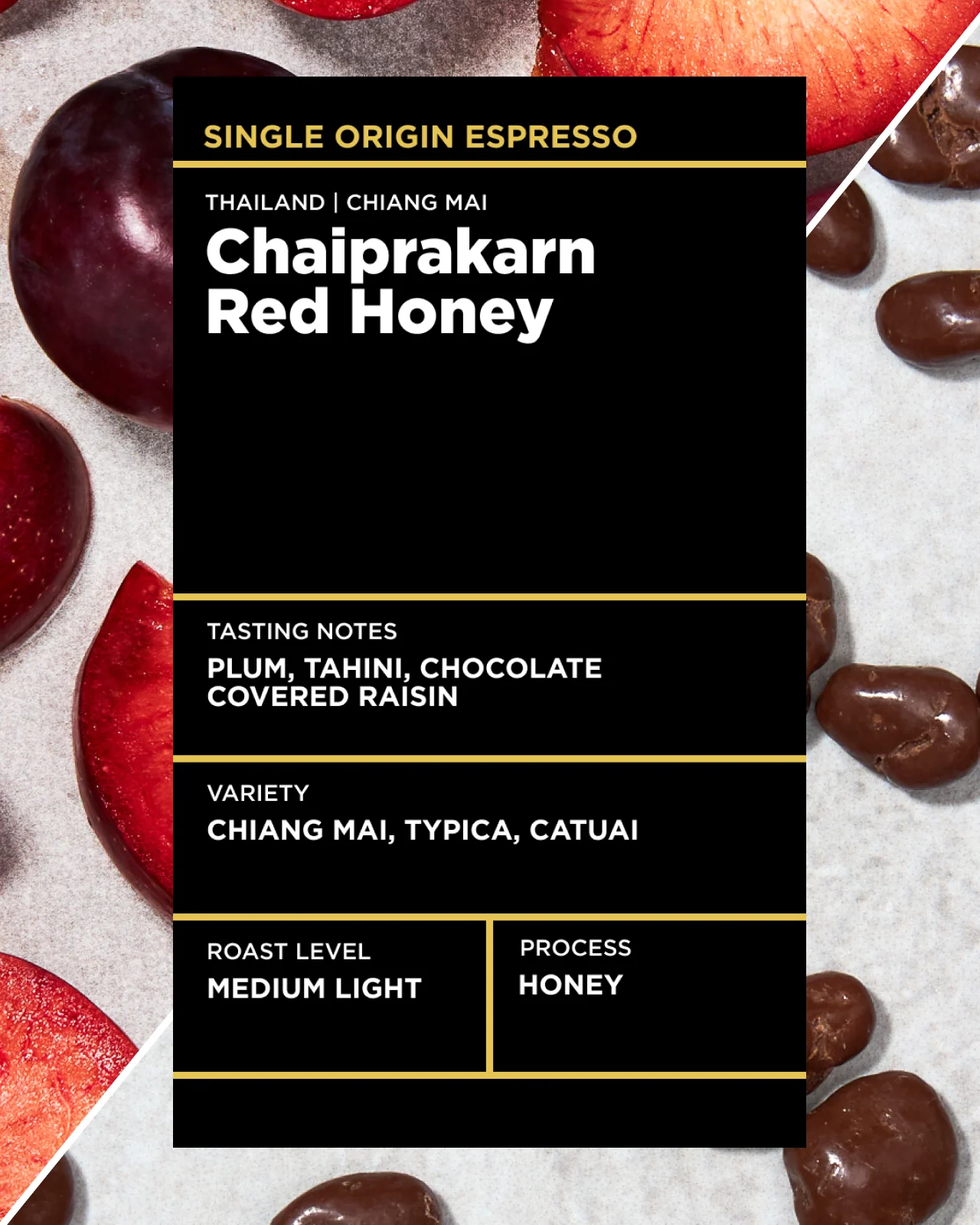 Thailand Chaiprakarn Red Honey Single Origin Espresso - Image 3