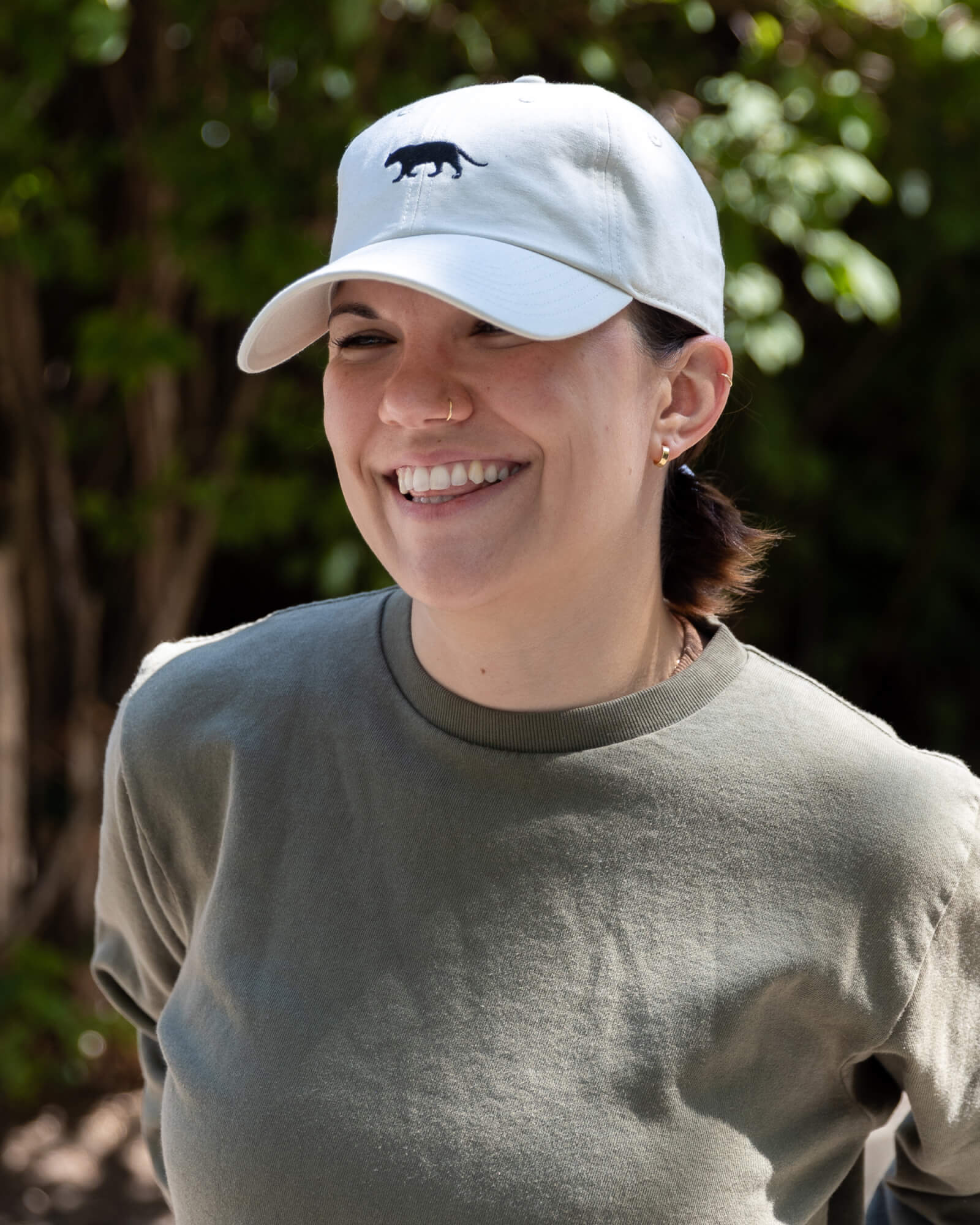 White Equator Tiger Hat - Image 3