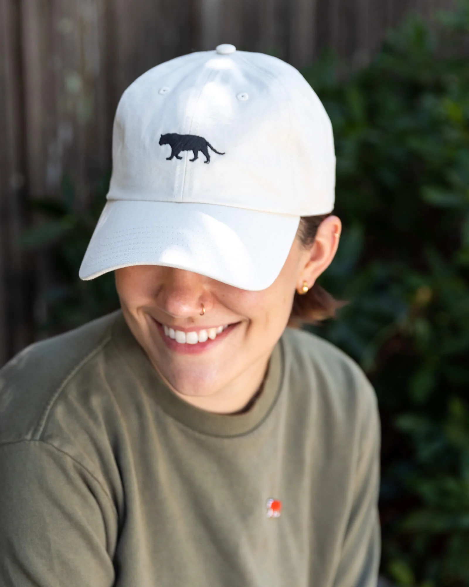 White Equator Tiger Hat - Image 4